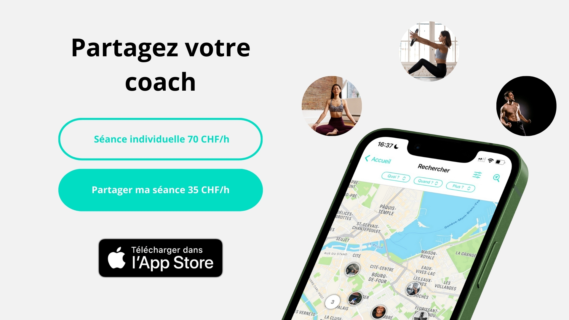 Partagez votre coach - Suisse